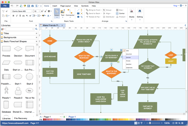 Visio like software for free